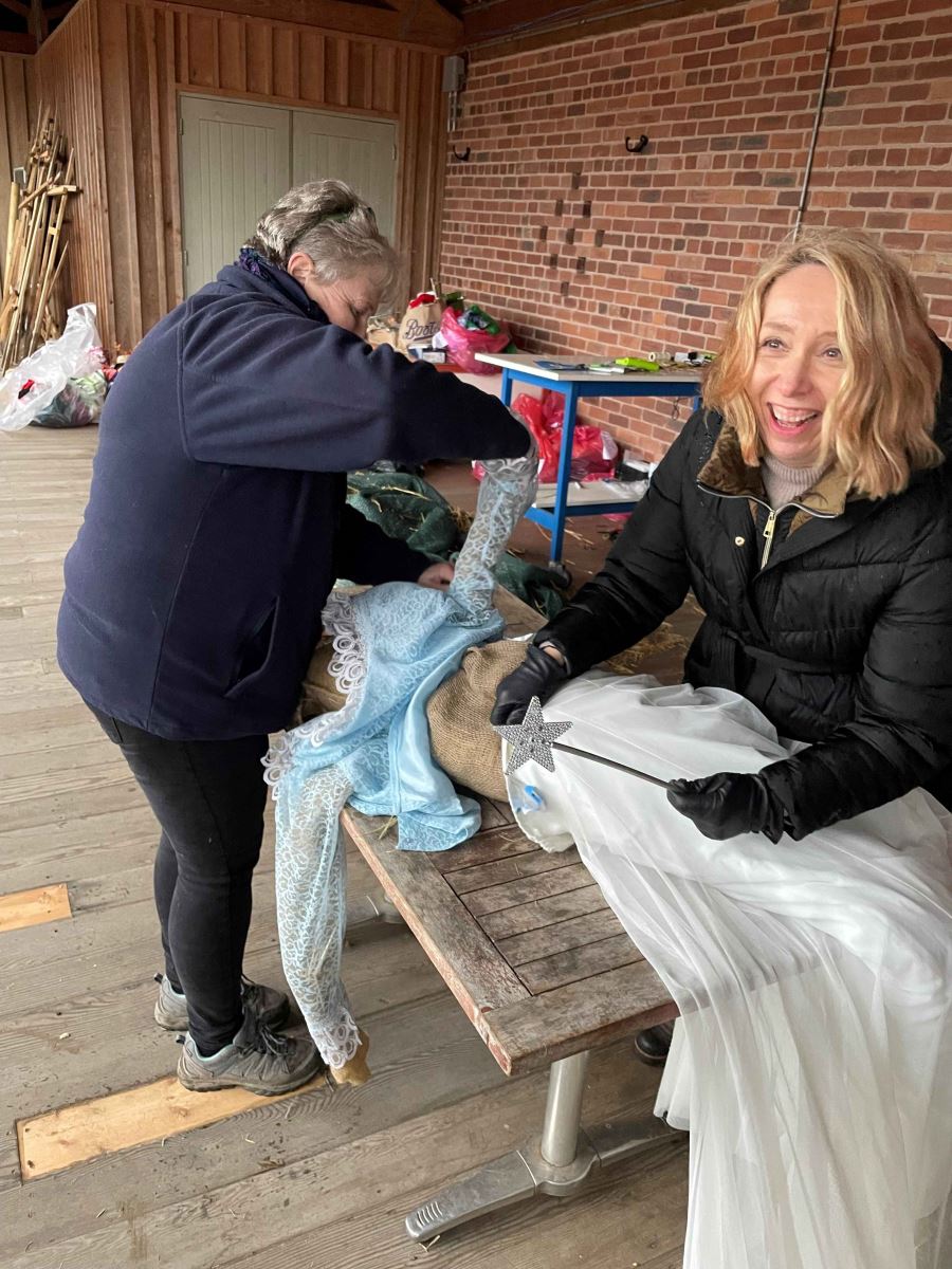 Making Scarecrows at Tatton Park